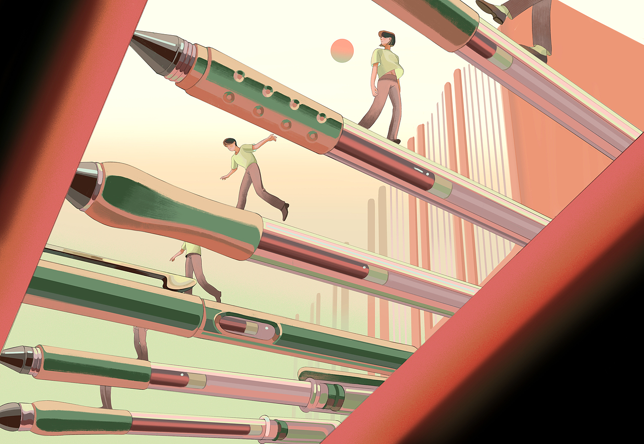 上半年原创系列插画总结｜弎木｜（图ZMjYwNTYzNjE2） - 新锐潮流插画 - 站酷设计师弎木木木木木原创素材 - 站酷ZCOOL