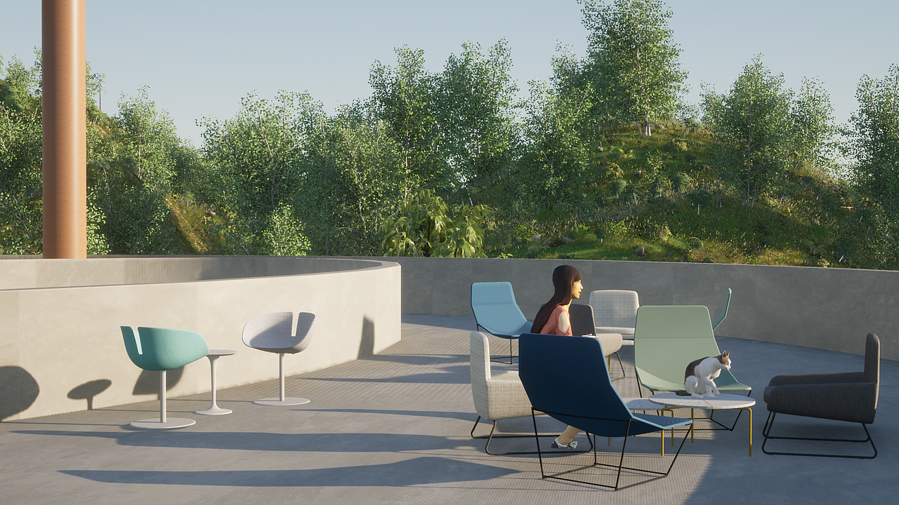 咖啡馆的内部细节