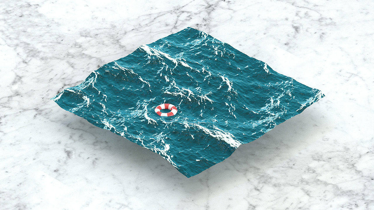 c4d 海浪练习