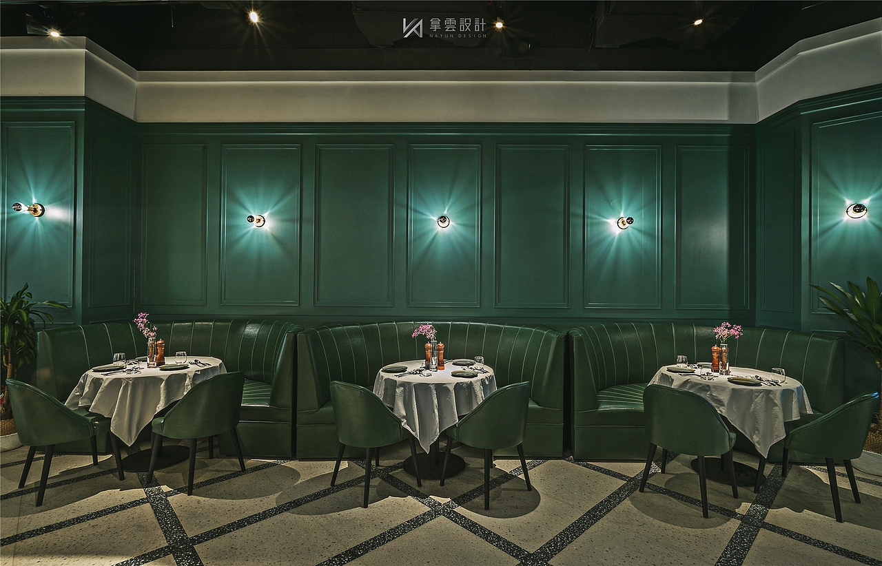 【餐饮】NAYUNDESIGN丨 L'arôme Express 芳芳法餐厅（图ZMTk4NDA4NzI4） - 酒店餐饮设计 - 站酷设计师南京拿云室内设计原创素材 - 站酷ZCOOL