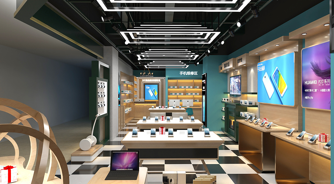 徐东群星城数码店4c4d作品加最后现场照片