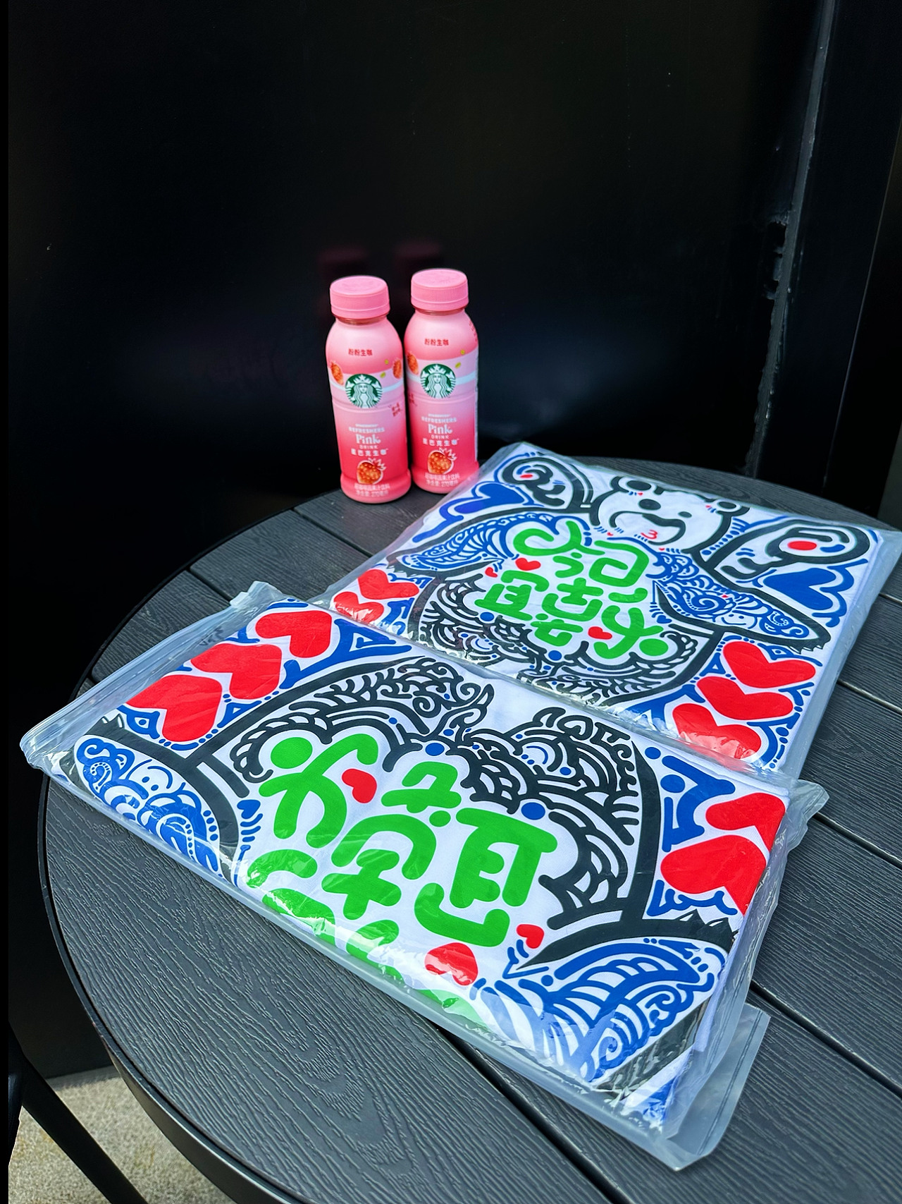 创意图案设计.国潮汉字.手绘T恤.把插画印在衣服上