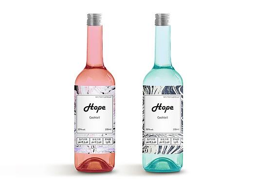 酒瓶瓶身-包装设计