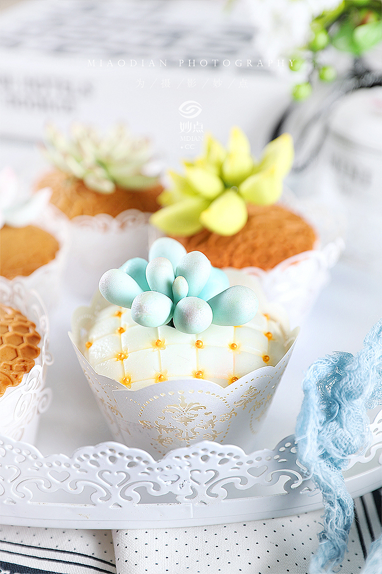 翻糖纸杯 翻糖多肉植物 翻糖花 美食摄影 静物摄影（图ZMTI3MjU1OTcy） - 产品摄影 - 站酷设计师妙点美食摄影原创素材 - 站酷ZCOOL