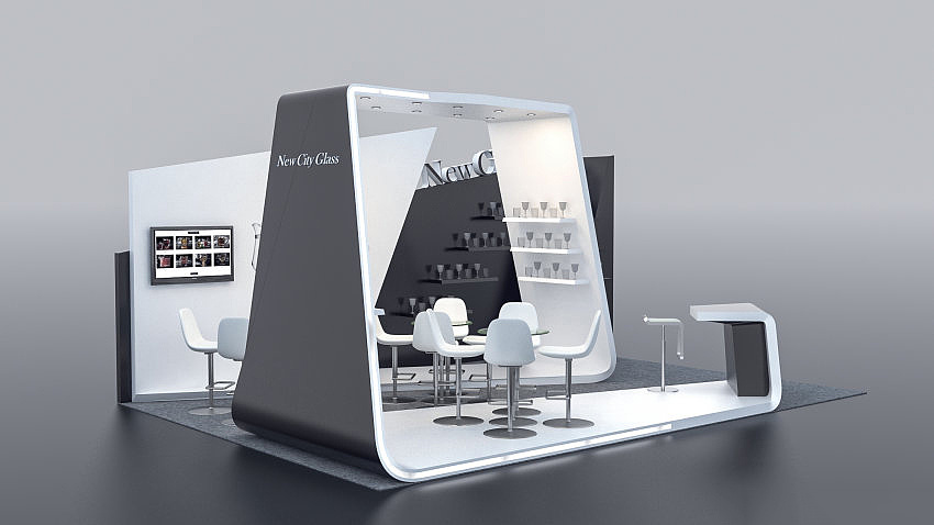 精致小展位设计