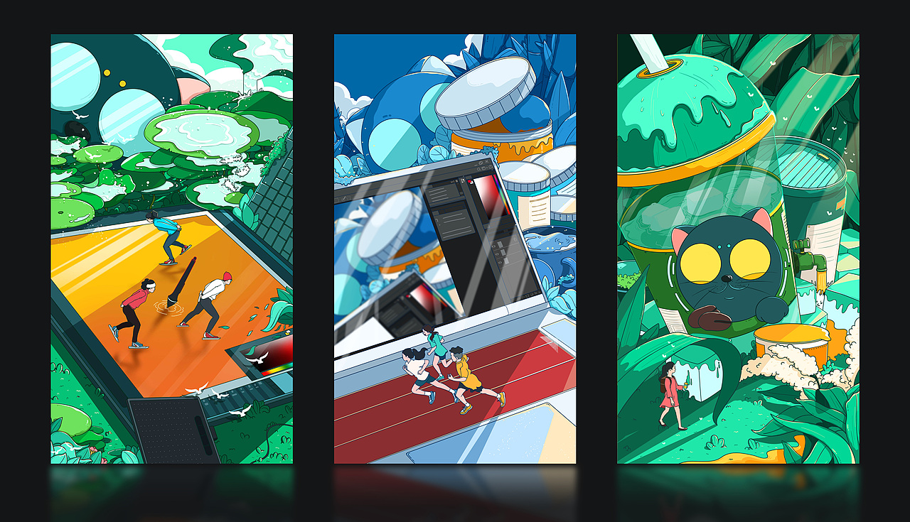 日常练习（图ZMjY1ODA2MDIw） - 创作习作 - 站酷设计师冻粉原创素材 - 站酷ZCOOL