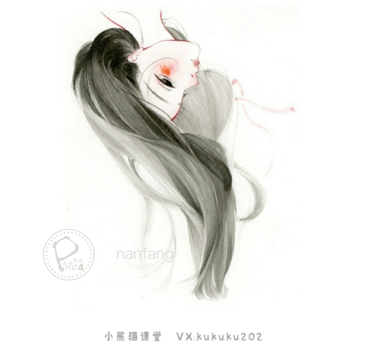 随笔素描少女背影|插画|绘本|Vaexuan - 原创作品 - 站酷 (ZCOOL)