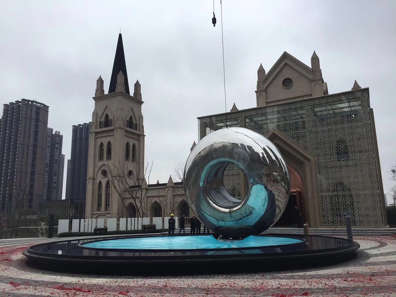 不锈钢水景雕塑 园林售楼处水景雕塑（图ZMjMxMjgwNDky） - 工艺品设计 - 站酷设计师高档金属制品原创素材 - 站酷ZCOOL