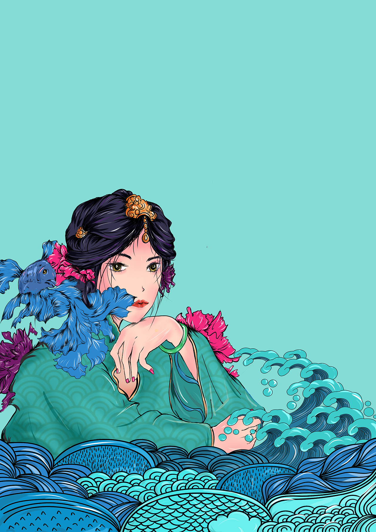 面膜包装（图ZMjU4NjMyMDIw） - 商业插画 - 站酷设计师羽白102原创素材 - 站酷ZCOOL