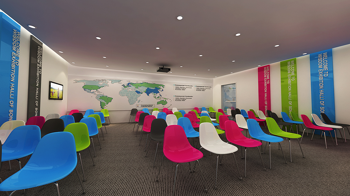 智慧展厅 3D效果图制作