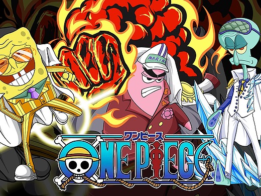 德咔牧弎73来自比奇堡的客人 | 海绵宝宝和派大星卡通三维渲染闵小牙