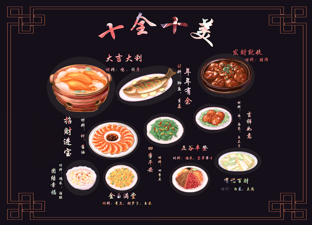 《福庆绵绵》- 虎年迎新春，闹元宵插画（图ZMjg4MTI0NzAw） - 商业插画 - 站酷设计师高高高YyG原创素材 - 站酷ZCOOL