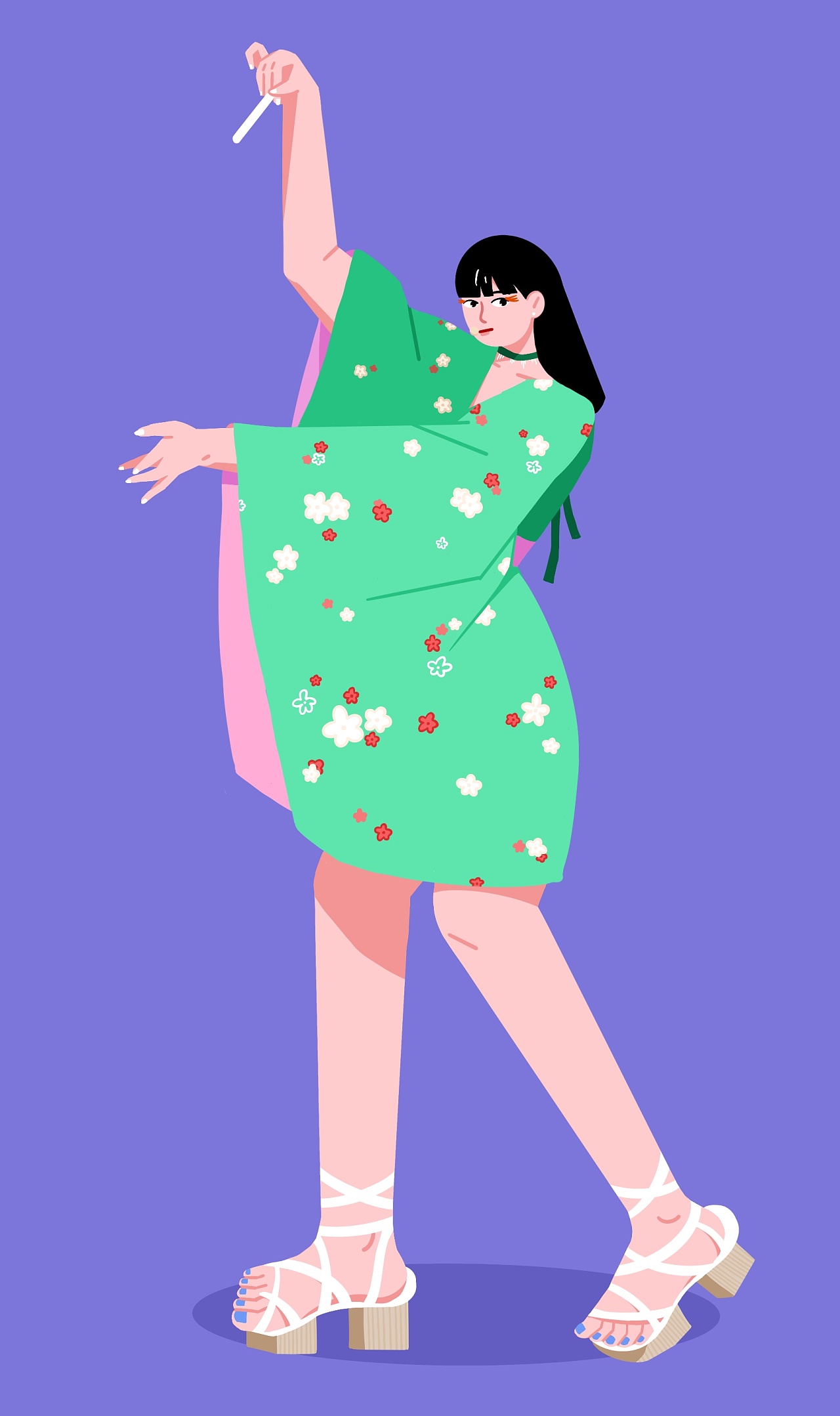 「乘风破浪的姐姐」人物插画