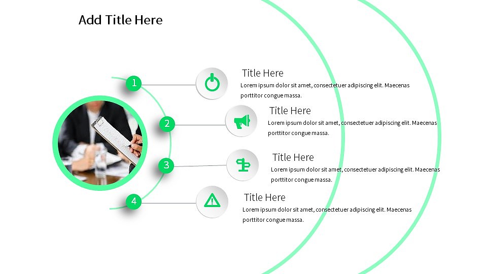 绿色清爽商务汇报动态PPT模版