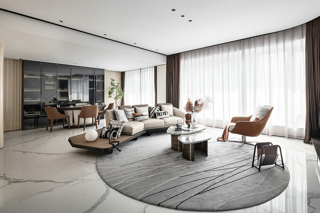 270㎡悦己大平层,人生会客厅|空间|家装设计|z784717199 - 原创作品