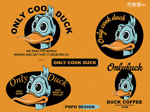 “Only Cook Duck只做鸭”美式复古餐饮设计