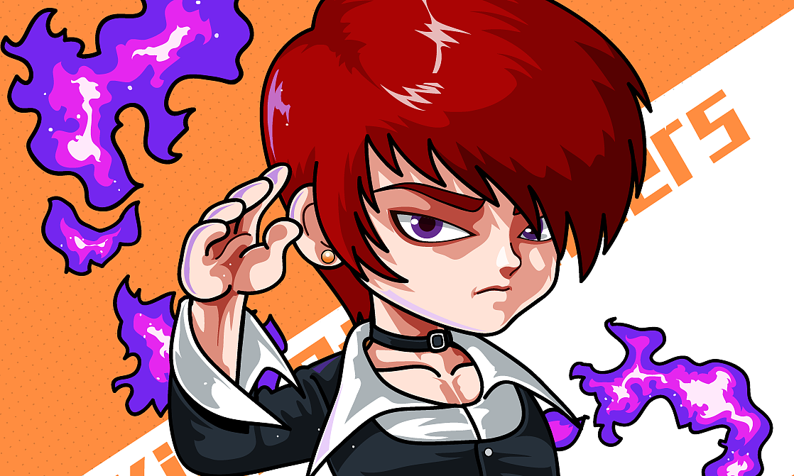 八神庵 yagami iori_周董的卡通铺子-站酷zcool