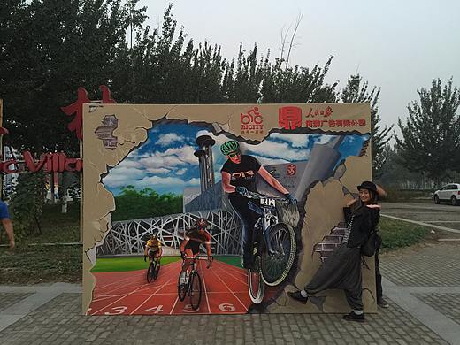 北京奥林匹克体育主题彩绘3D画