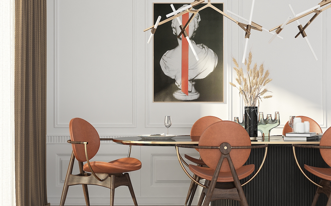 轻奢餐厅（图ZMTgyOTcxODUy） - 家装设计 - 站酷设计师一名Nice的设计师原创素材 - 站酷ZCOOL