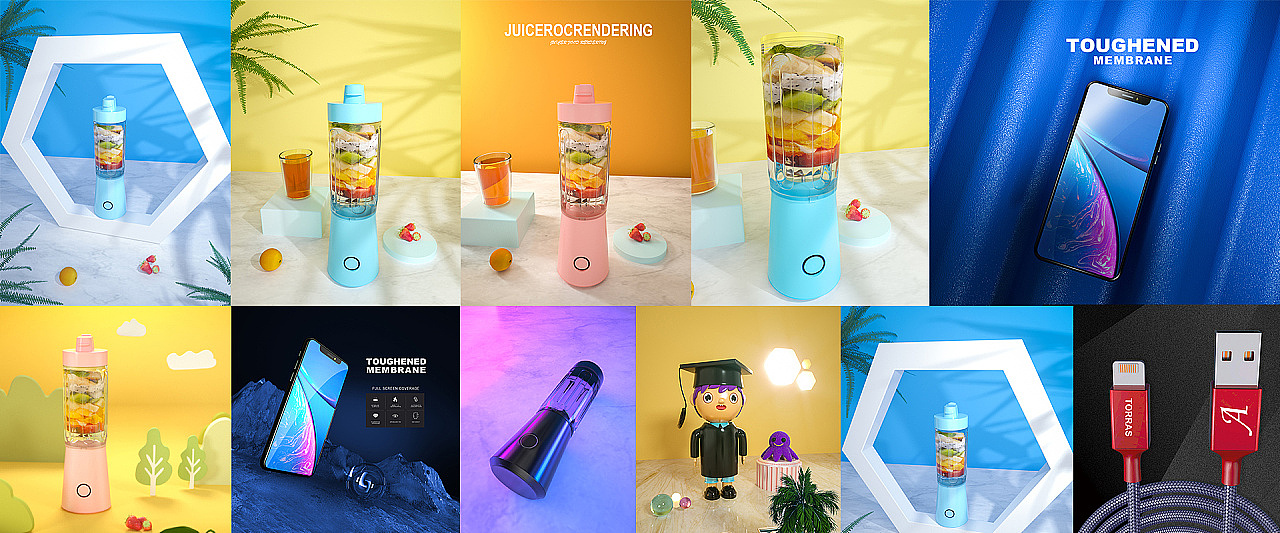 建模渲染综合练习（图ZMTkwMDU1NTEy） - 其他三维 - 站酷设计师艾洋创客原创素材 - 站酷ZCOOL