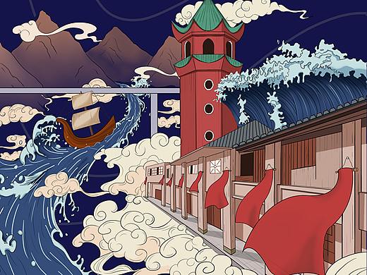 临贺故城（个人主页-ZNTA4MDM4MDA=） - 创作习作 - 站酷设计师壳聚糖Z原创素材 - 站酷ZCOOL