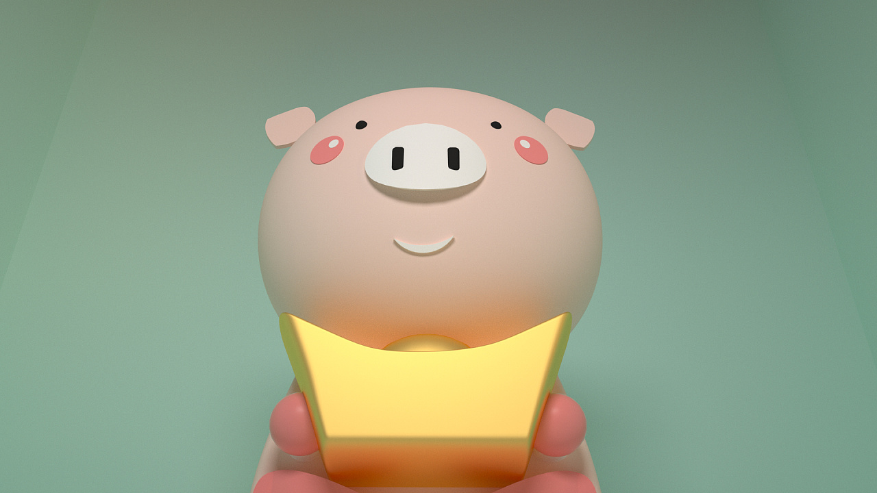 猪年大吉 元宝猪