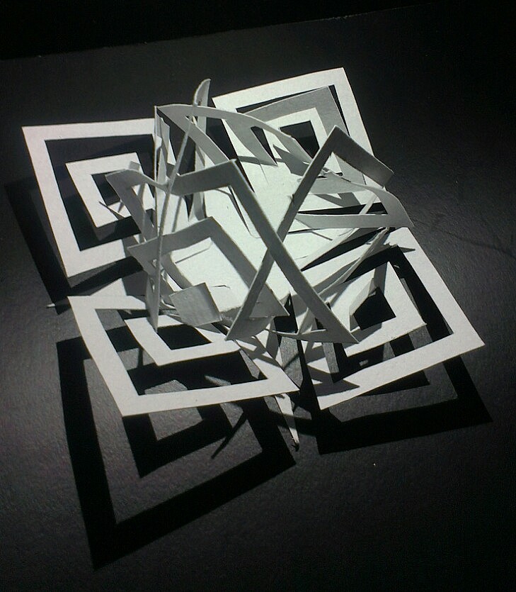 立体构成--剪纸