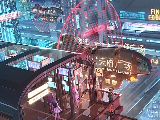 未来城市车站换乘