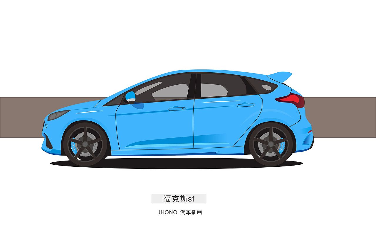 汽车插画|平面|图案|jhono_原创作品-站酷zcool