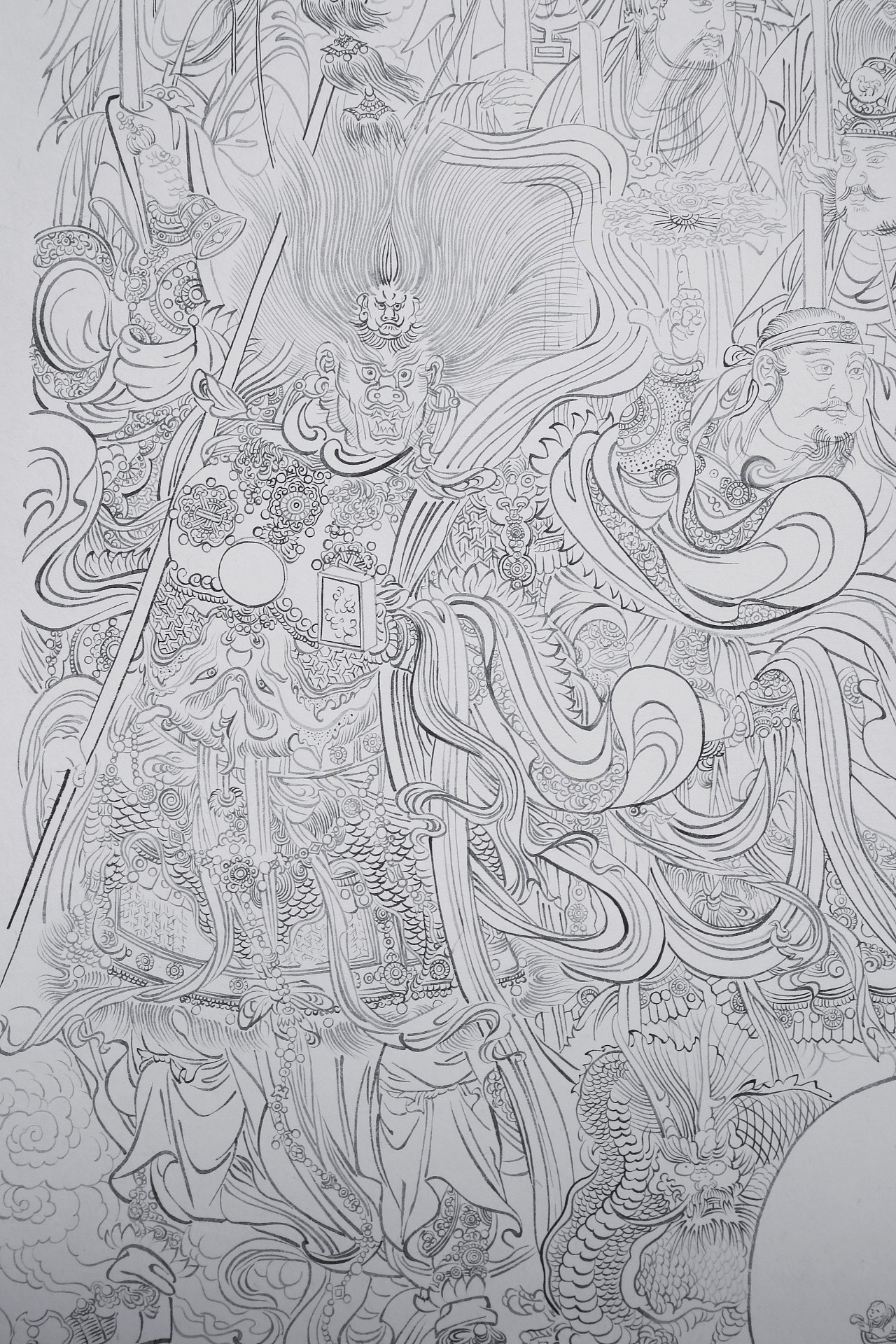 永乐宫壁画三清殿东壁