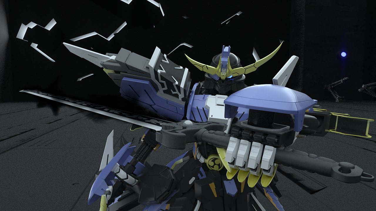 高达|伊达政宗gk模型展示动画