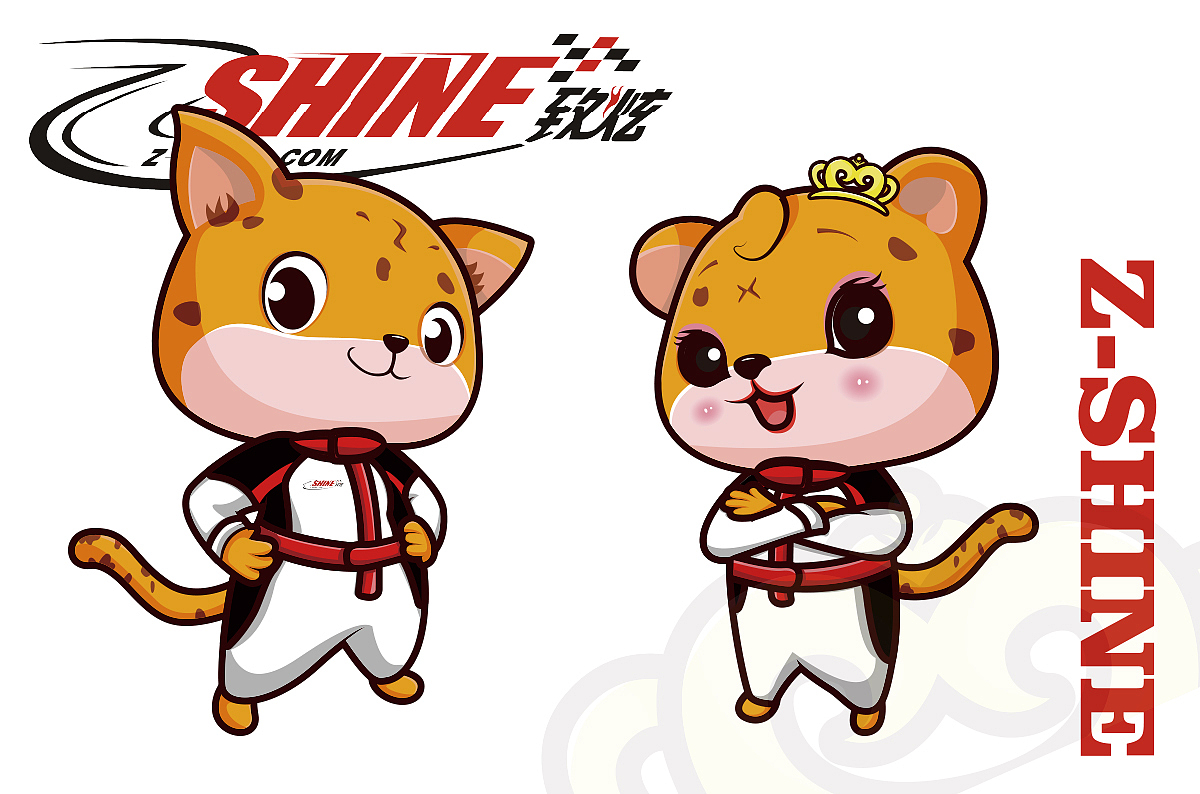 致炫赛车吉祥物设计