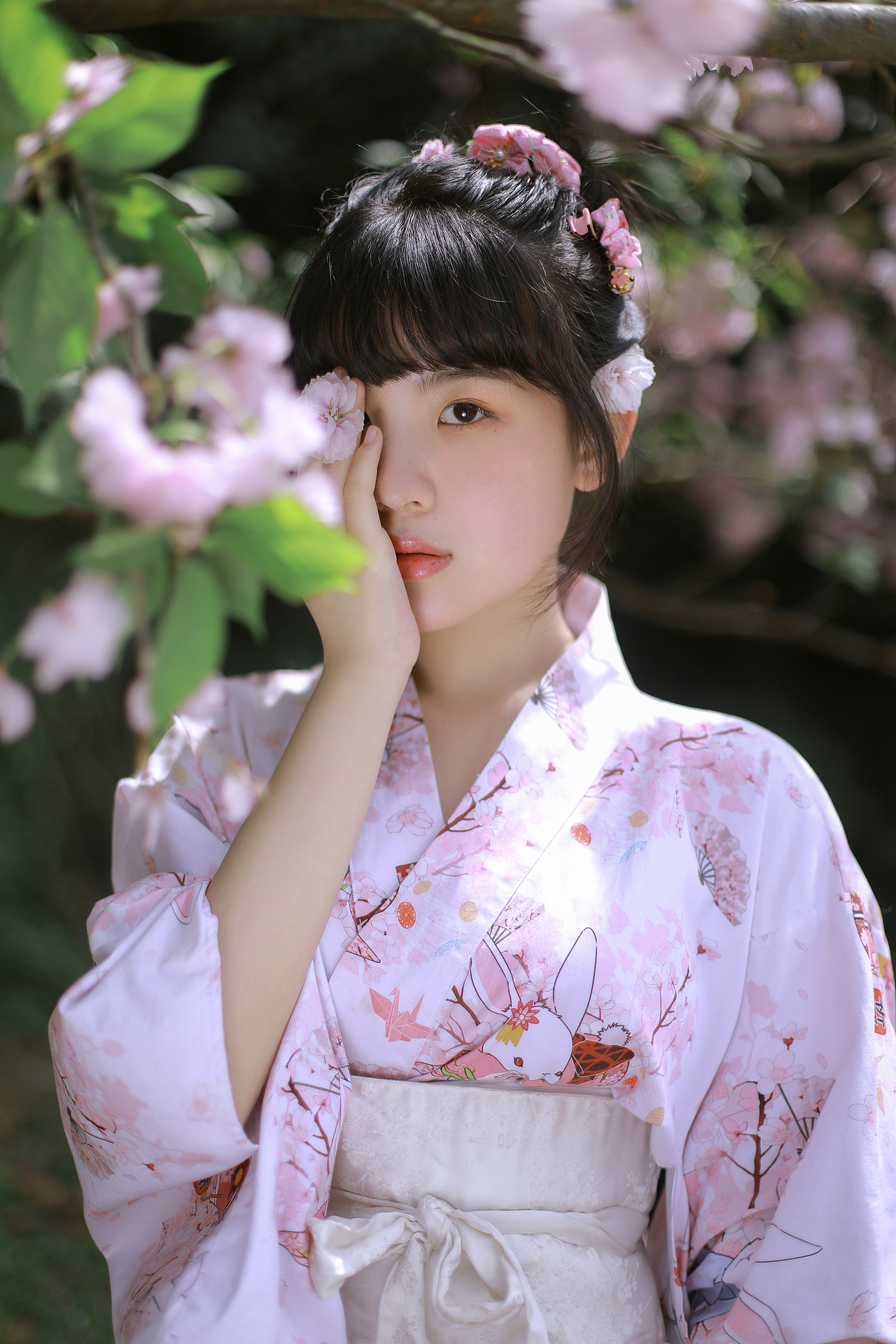 樱花树下（图ZMjUyODAwNjEy） - 人像摄影 - 站酷设计师太阳酱Catnip原创素材 - 站酷ZCOOL