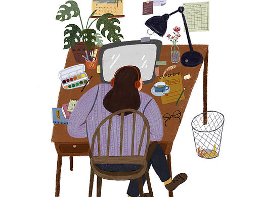 画了自己的小日常（个人主页-ZNTcyNDc1MjQ=） - 创作习作 - 站酷设计师花喵喵画个画原创素材 - 站酷ZCOOL