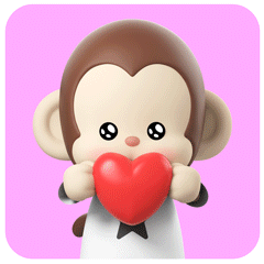 LuckyMonkey3d表情包（图ZMzMwMTM2MDUy） - IP形象 - 站酷设计师瘦鱼567原创素材 - 站酷ZCOOL