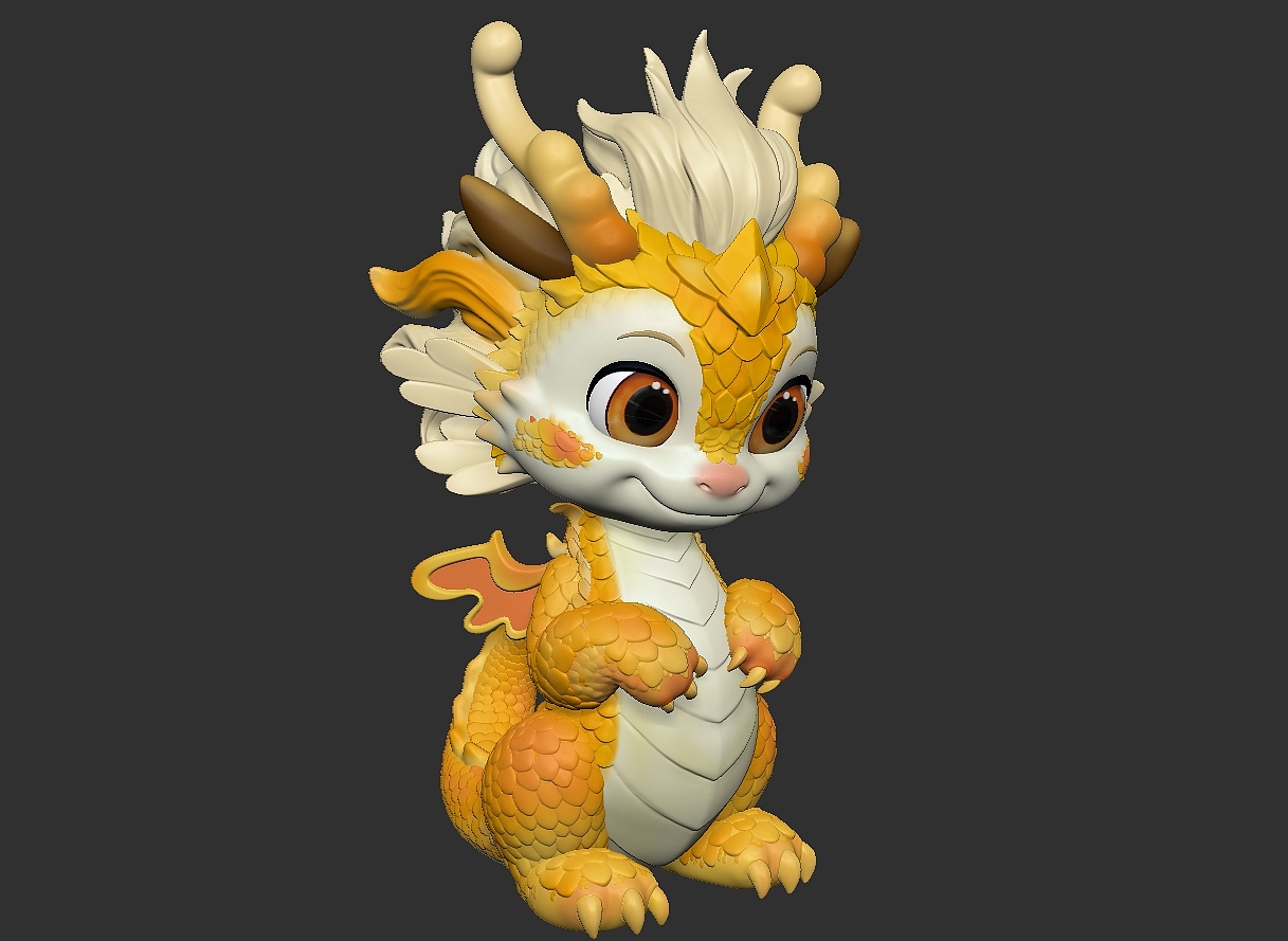 龙年 我们做了一只小龙