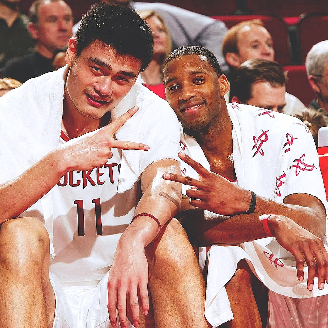 nba漫画肖像系列·火箭 姚明 麦迪