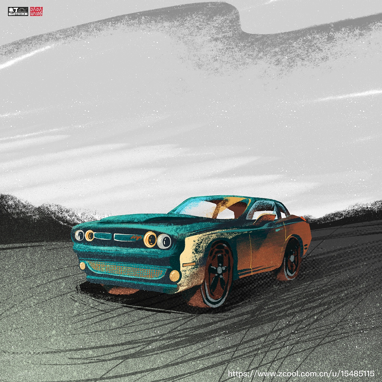 怀旧图鉴（图ZMTczNDkwNTY0） - 商业插画 - 站酷设计师木丁插画工作室原创素材 - 站酷ZCOOL