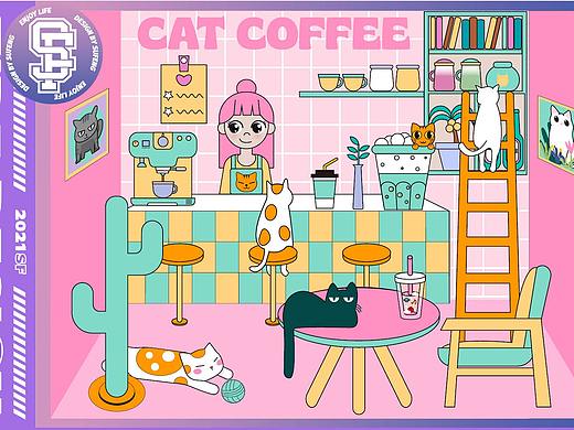 猫咪咖啡屋