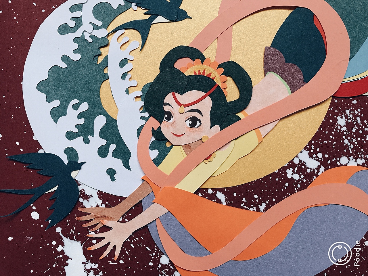 剪纸插画（图ZMTQxODg5Nzky） - 概念设定 - 站酷设计师叫我陈森林原创素材 - 站酷ZCOOL