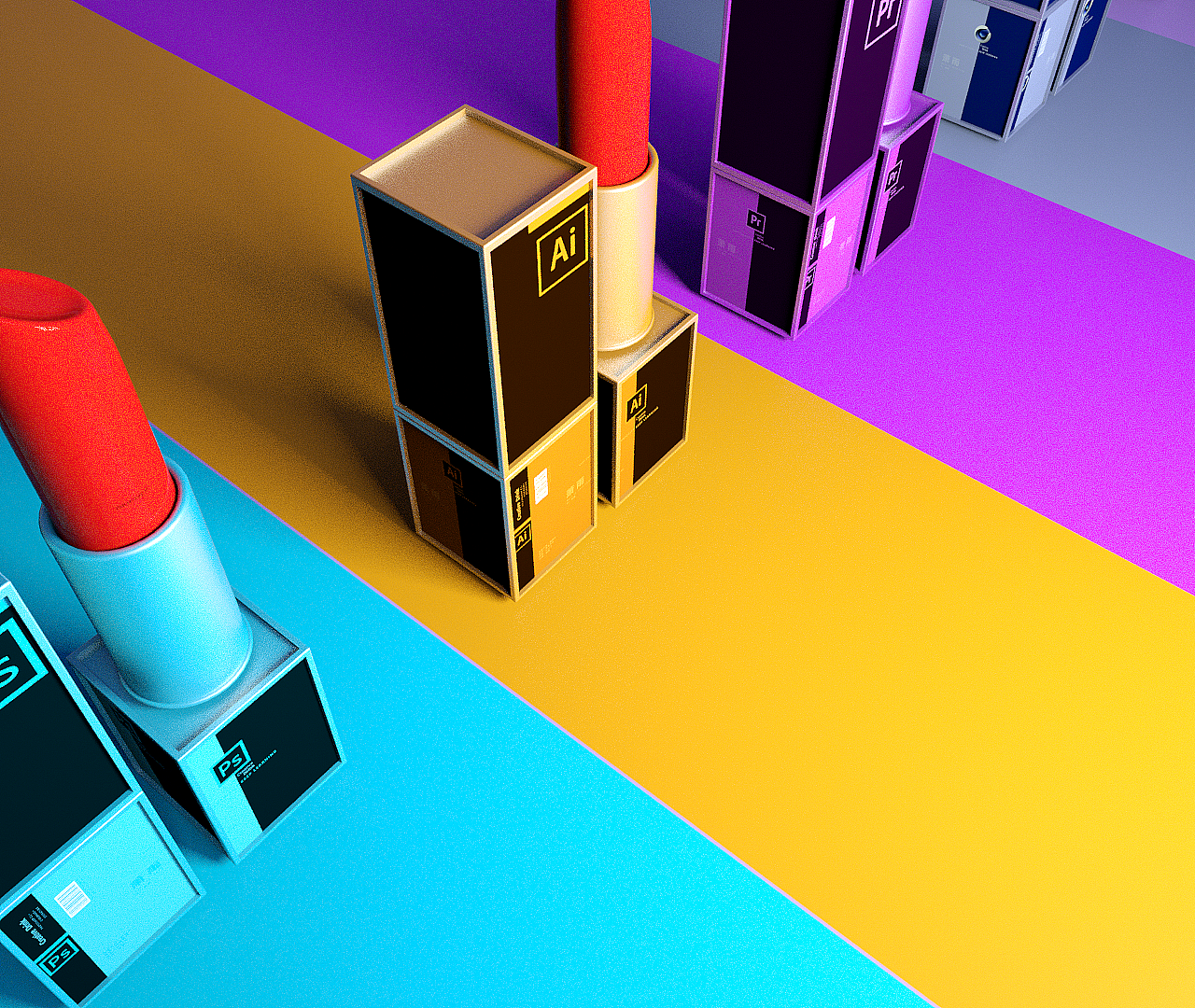 建模C4D（图ZMjAyNTc3NTQw） - 产品 - 站酷设计师我叫巫同学原创素材 - 站酷ZCOOL