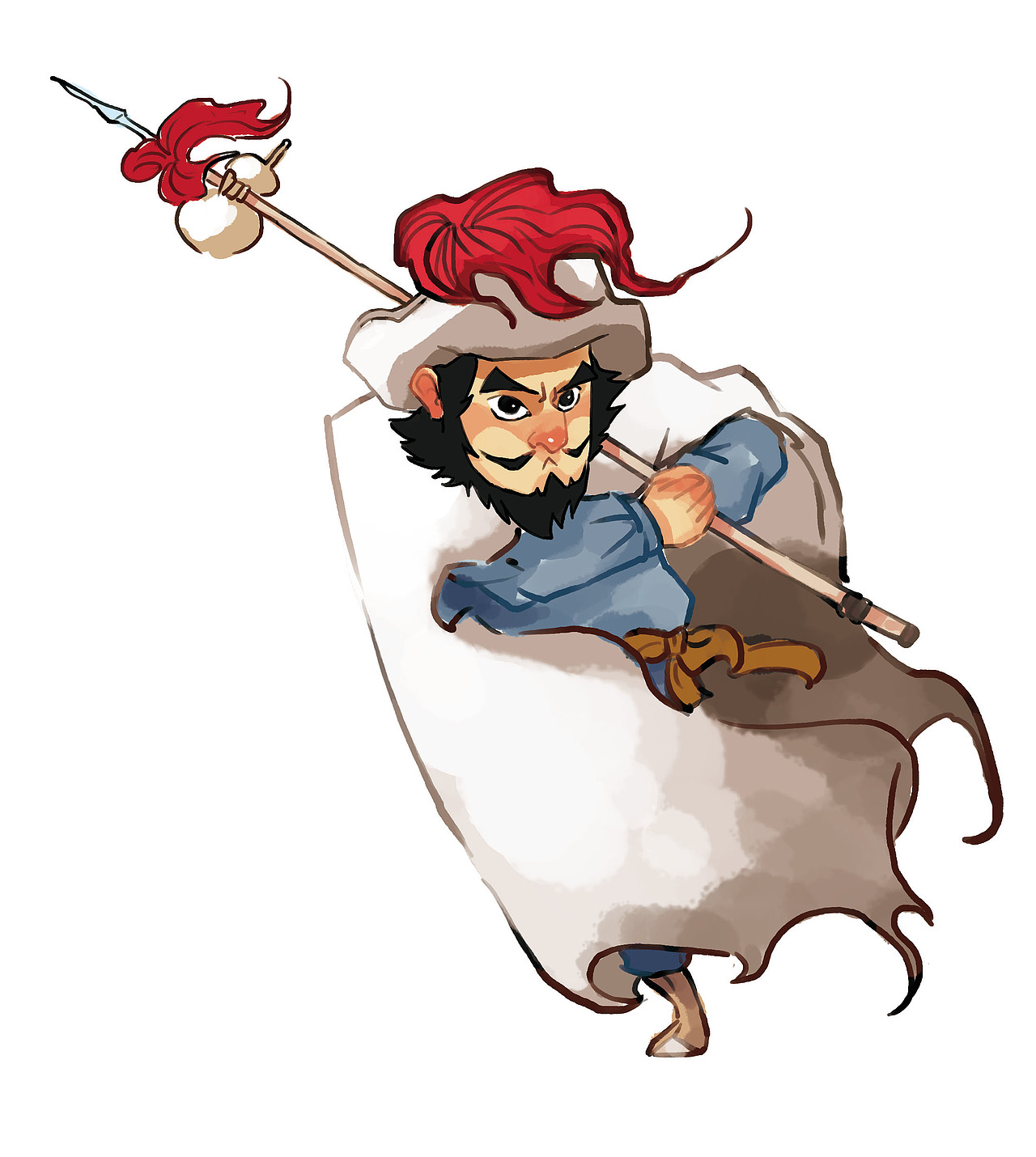 水浒传|插画|儿童插画|我是带带鸭_原创作品-站酷zcool