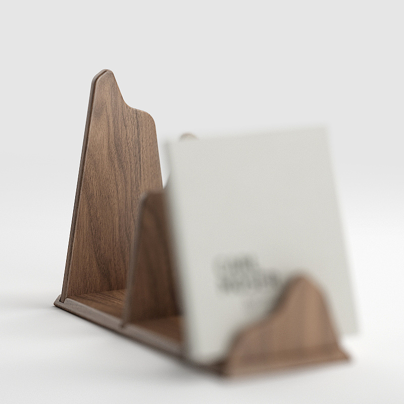 20年木迹设计作品,桌面文创摆件系列,黑胡桃东方诗意