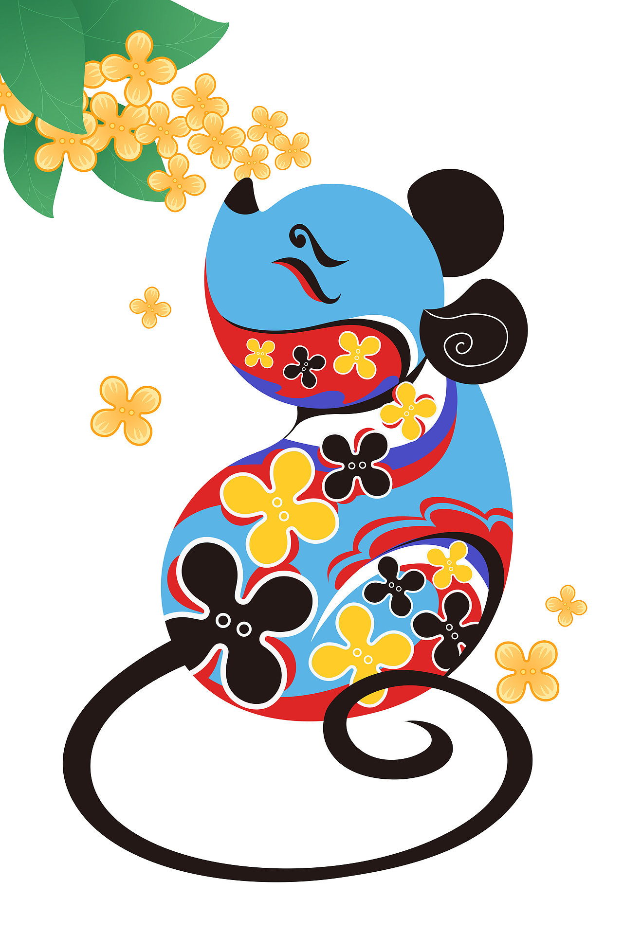 2020鼠年卡通插画设计（图ZMTgxNDM4OTQ0） - 商业插画 - 站酷设计师设图66原创素材 - 站酷ZCOOL