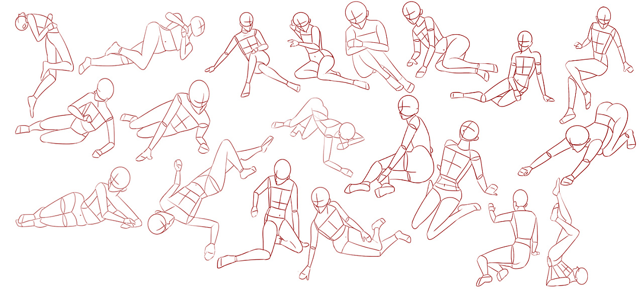 101-200人体体块分析练习