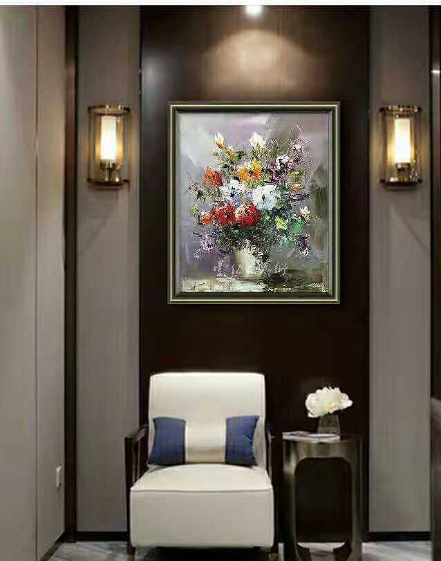 壹伍玖艺术出品景物花卉油画