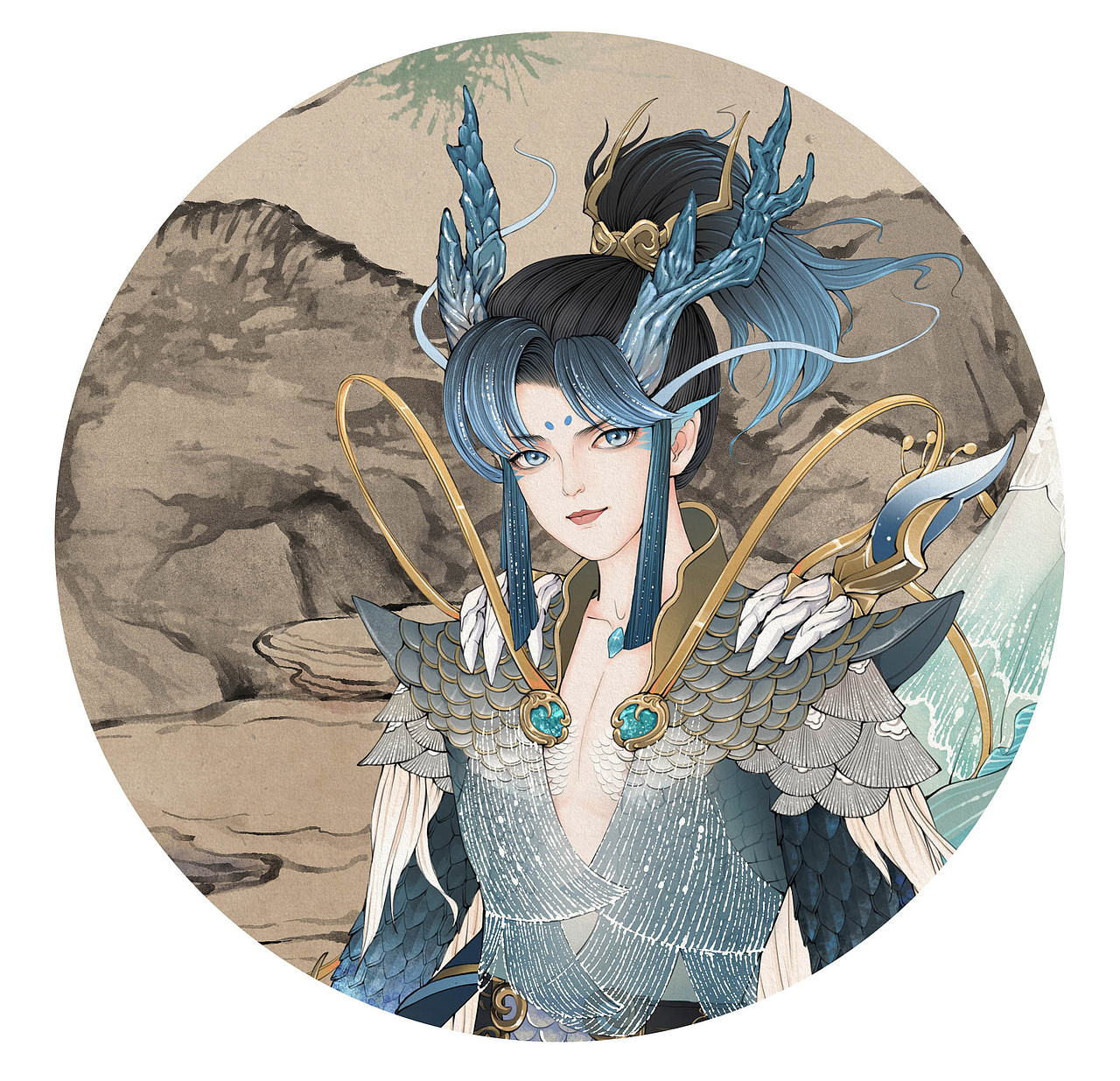 最近的作品（大话龙族）（图ZMTY3NjM0OTY0） - 商业插画 - 站酷设计师千景绘studio原创素材 - 站酷ZCOOL