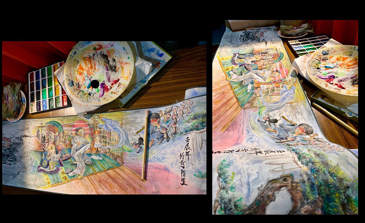长卷作品： 行年走岁Years of travel（图ZMjc5Mjc4NTI4） - 绘画 - 站酷设计师安吉冒险家原创素材 - 站酷ZCOOL