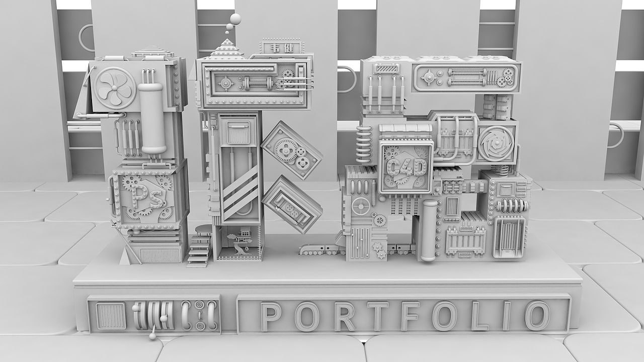 C4D练习-作品集封面（图ZMjQ5MTYyOTg0） - 其他三维 - 站酷设计师少侠该起床了原创素材 - 站酷ZCOOL