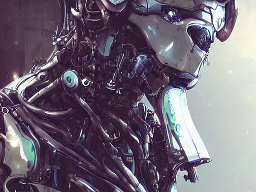 #AI创作实验室#现实主义风格，机器人